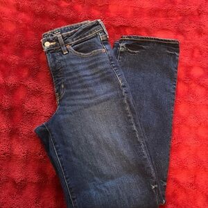 Old Navy Dark Blue Straight Leg Jeans